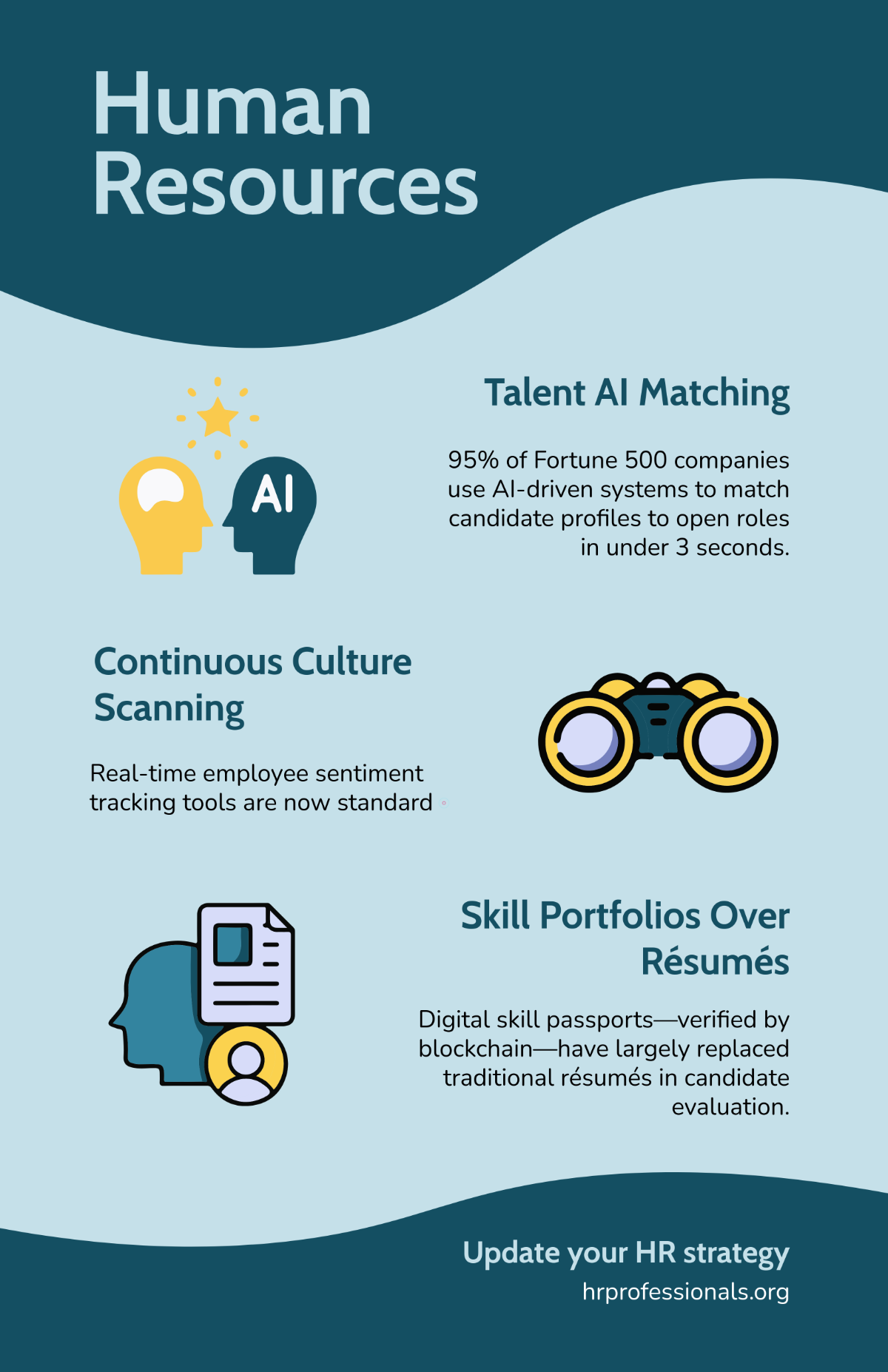 HR Professional  Infographic Poster Template