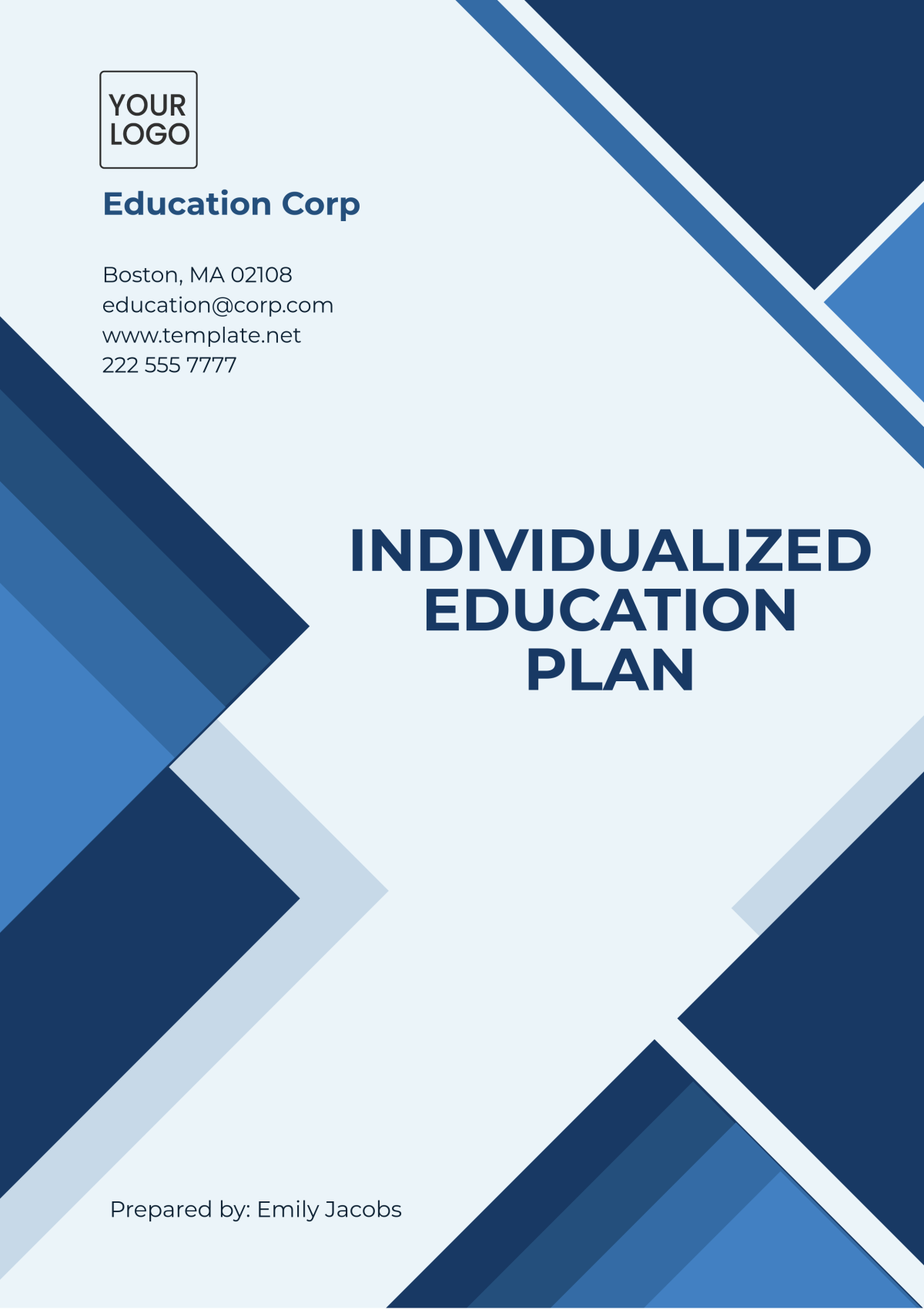Individualized Education Plan %28IEP%29 Template