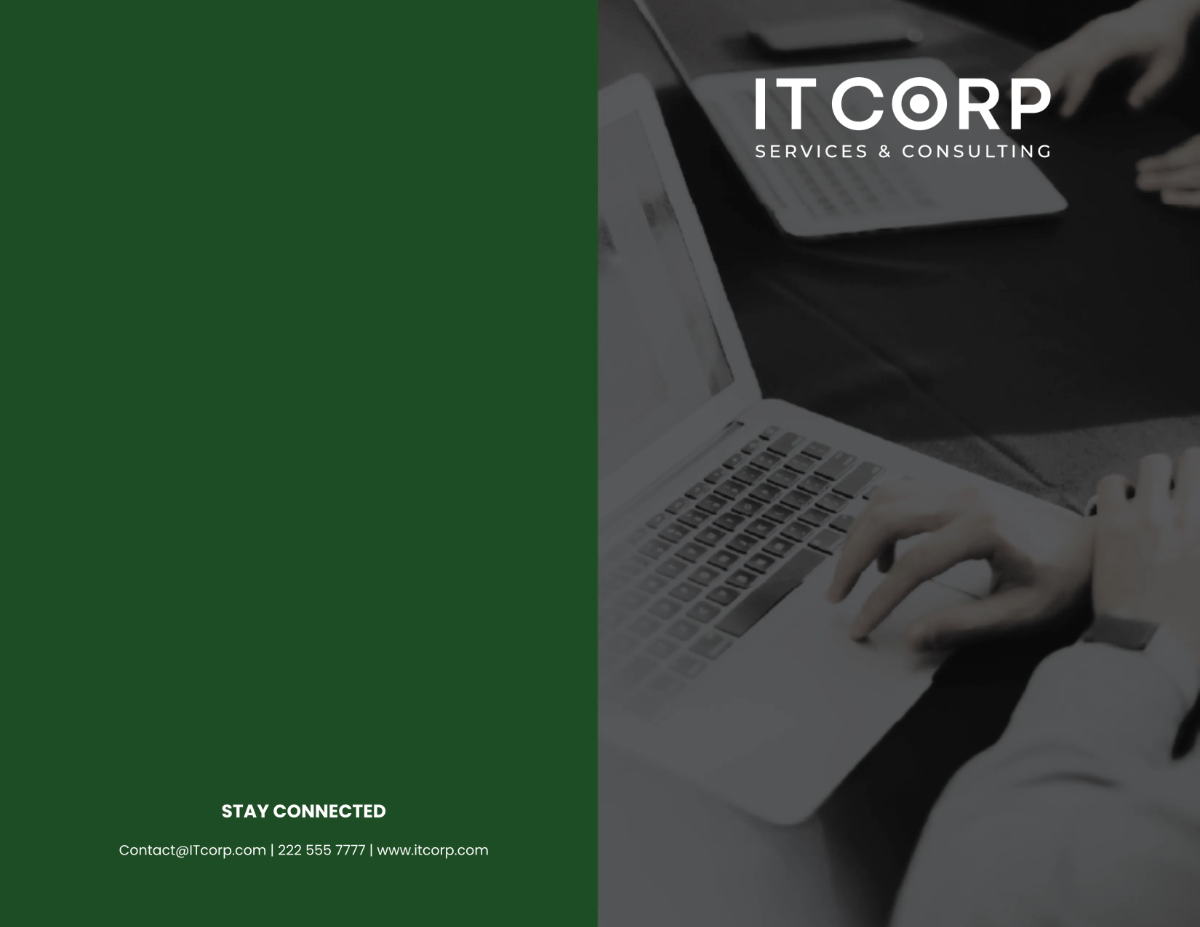 IT Software Development & Customization Company Profile Digital Brochure Template