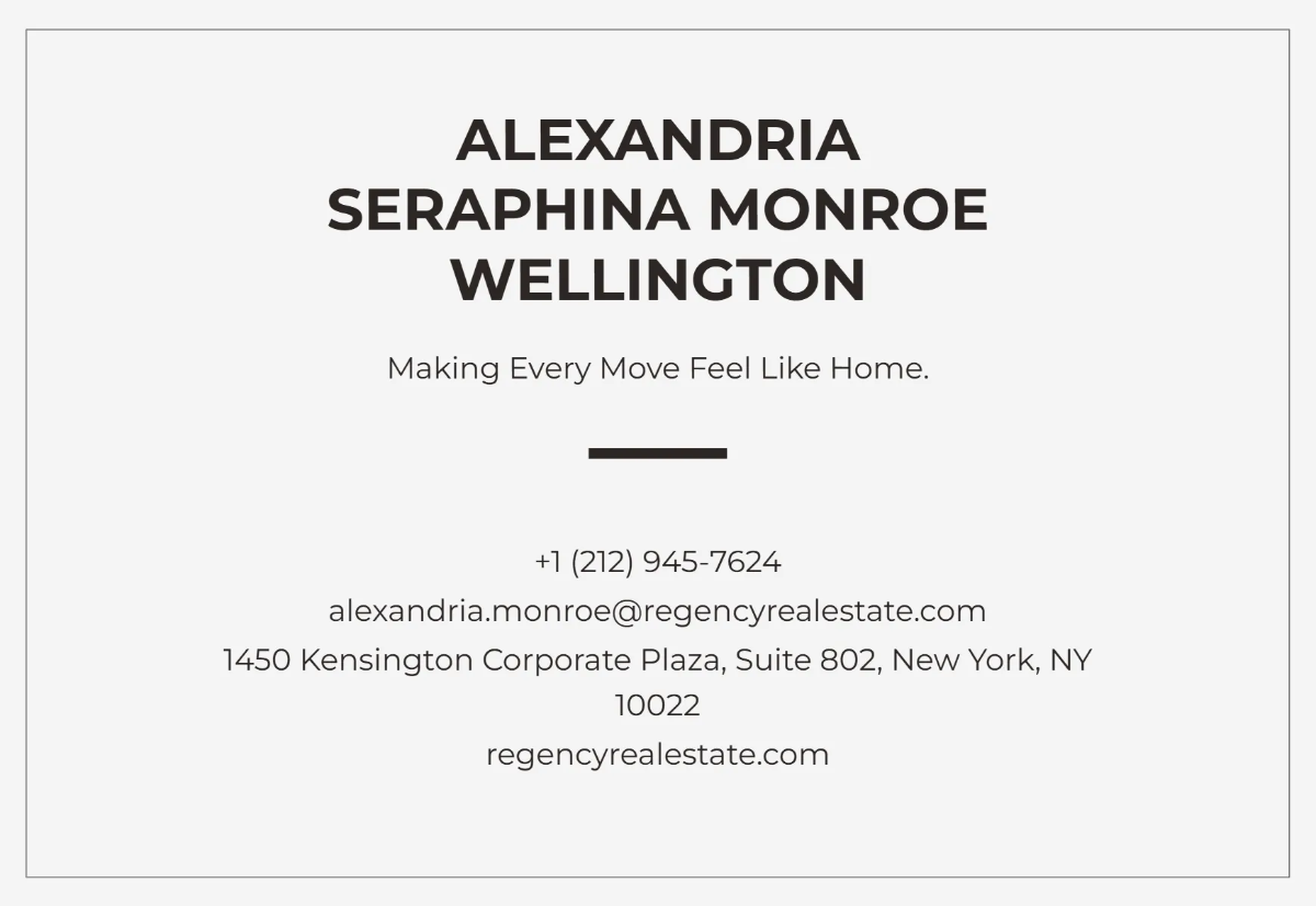 Luxury Card Design Template