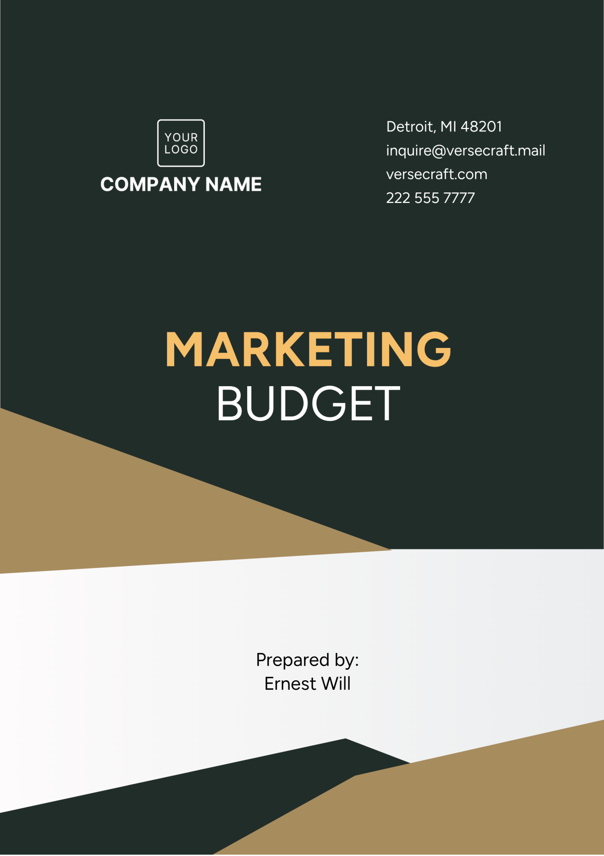 Marketing Budget Template