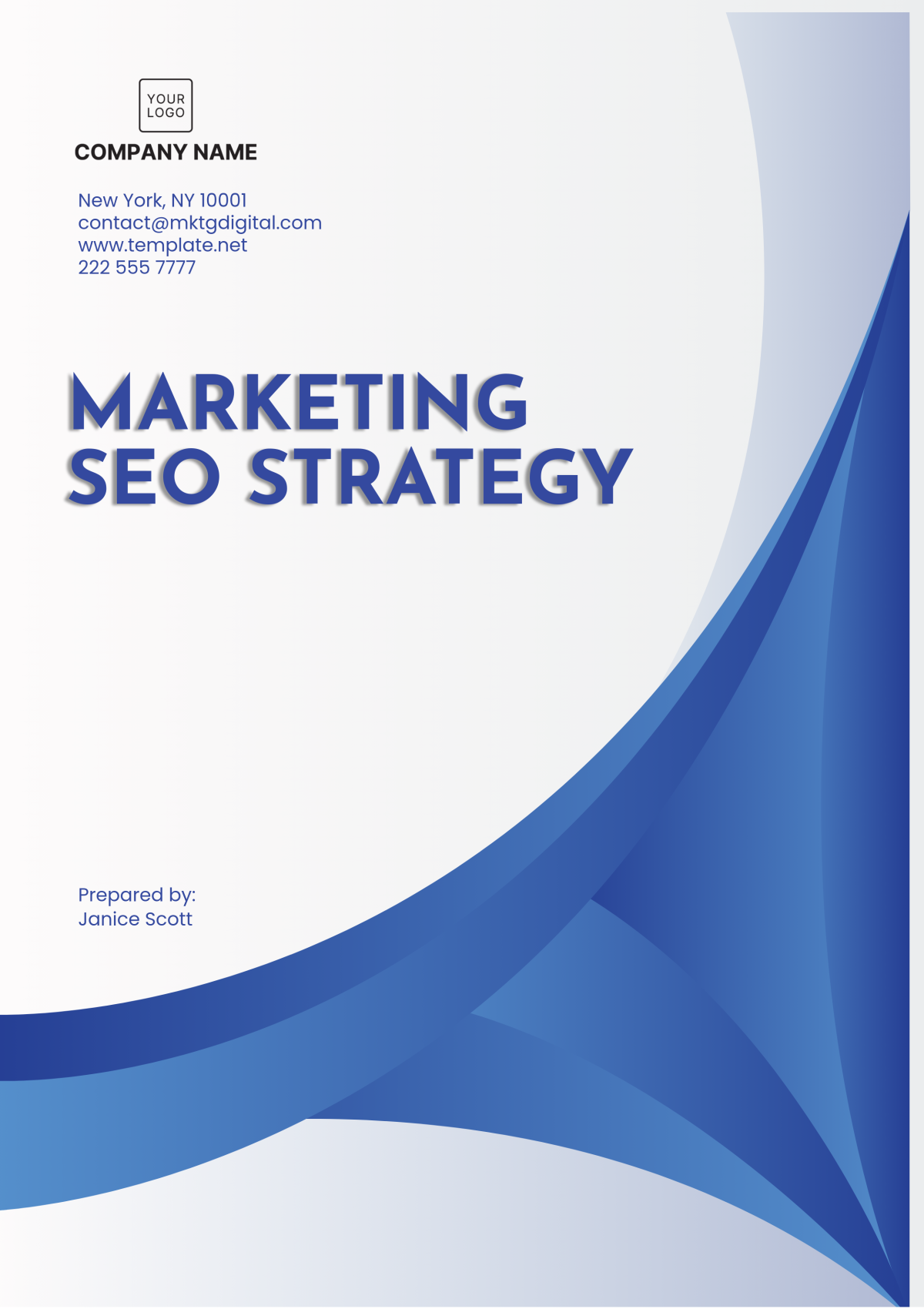 Marketing SEO Strategy Template