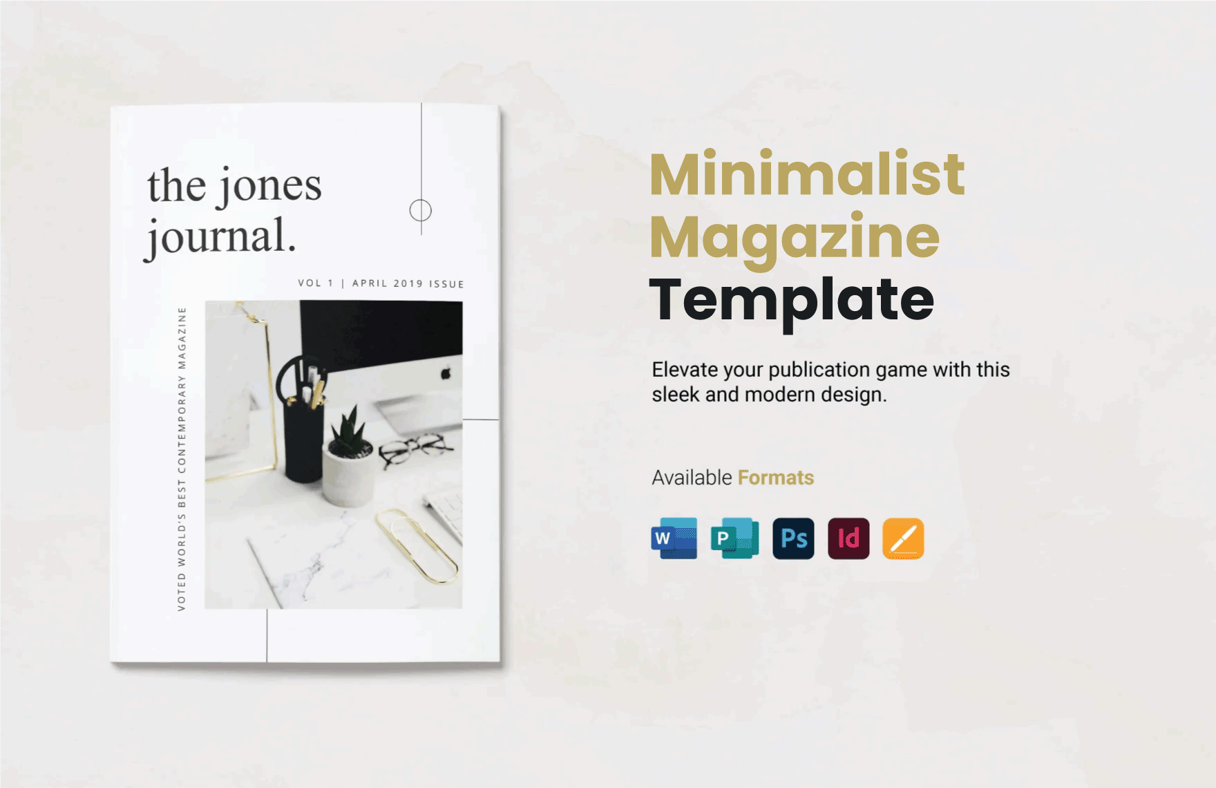 Minimalist Magazine Template in Publisher, Pages, Word, InDesign, Photoshop - Download | Template.net