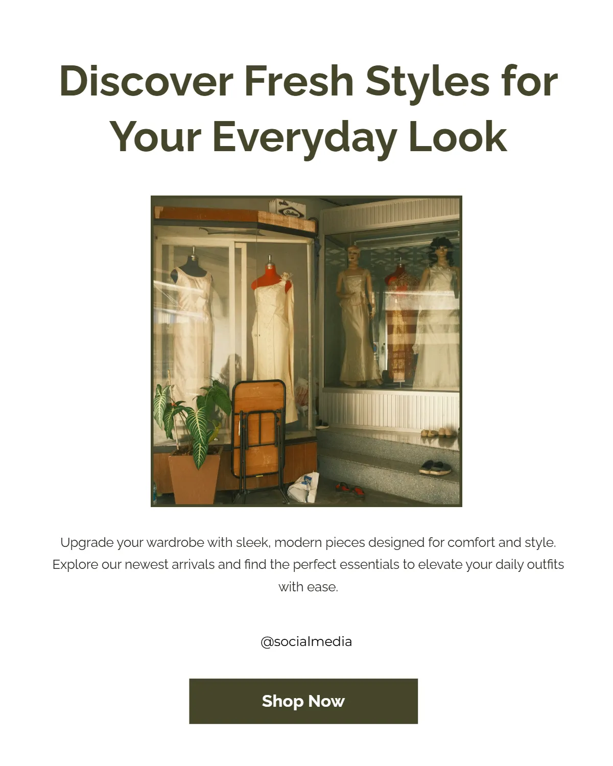 Modern Ecommerce Instagram Post Template