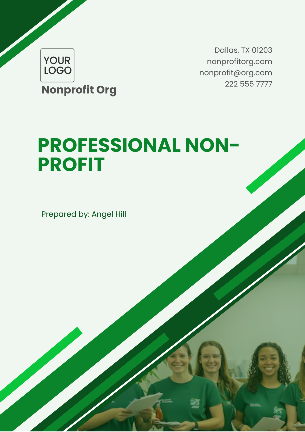 Monthly Non-Profit Treasurer Report Template