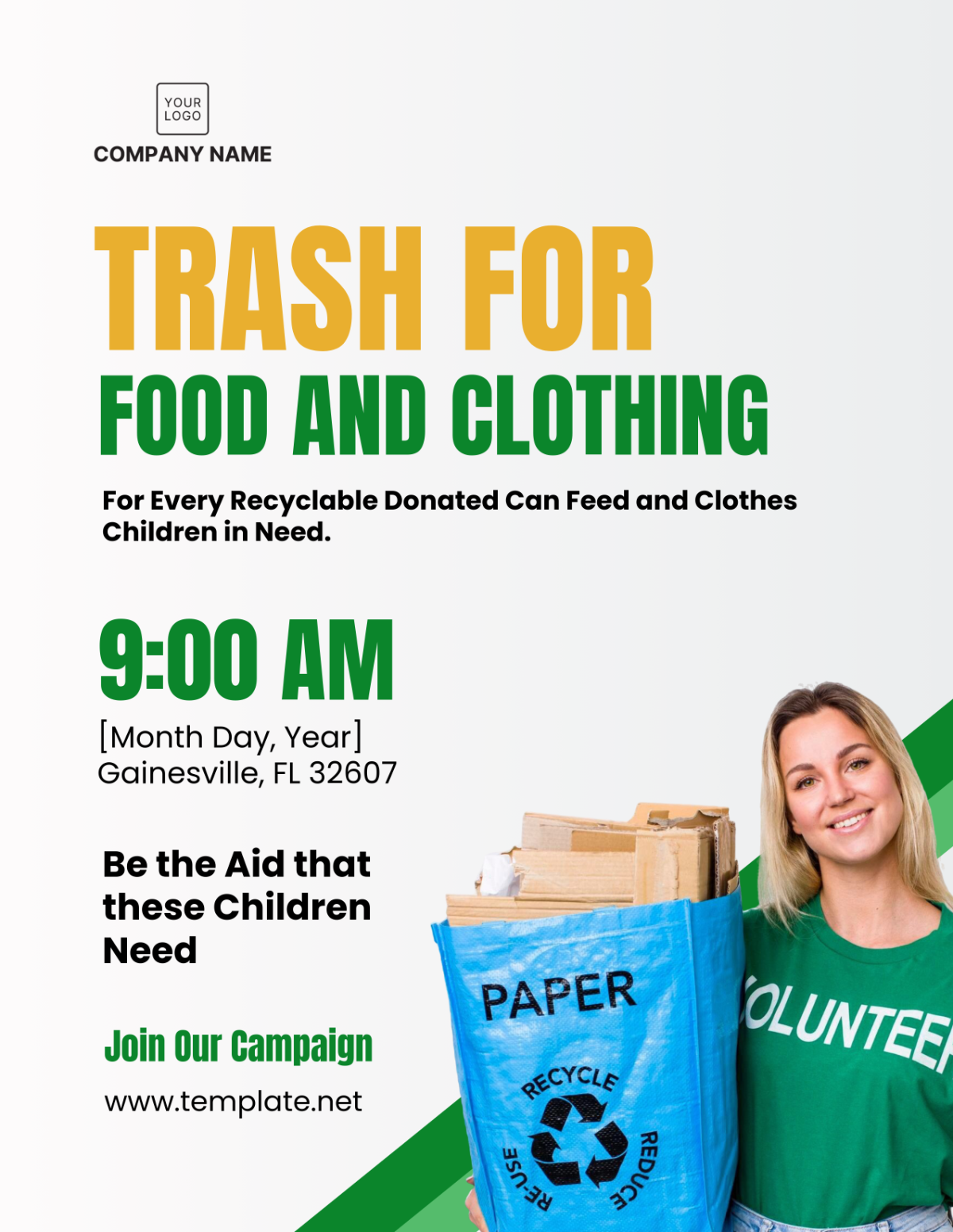 Non-Profit Event Flyer Template