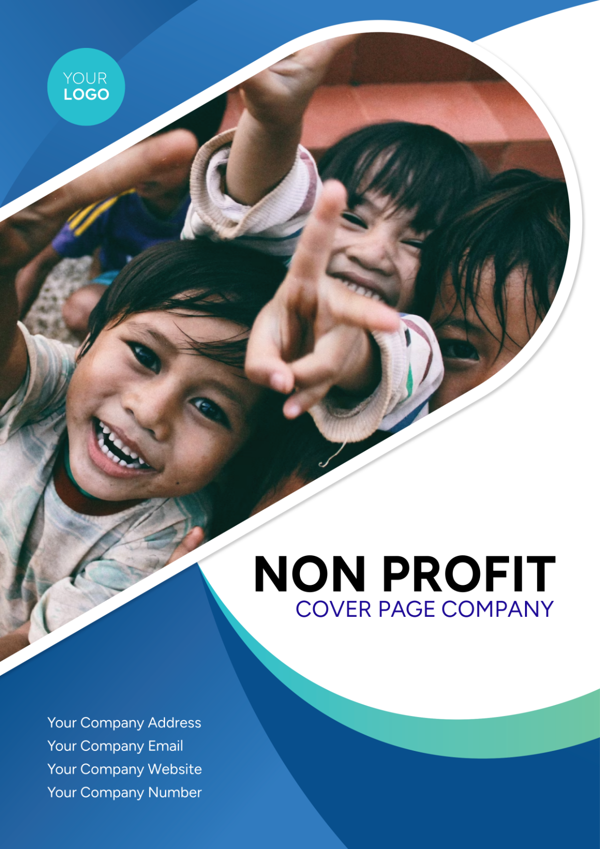 Nonprofit Cover Page Company Template