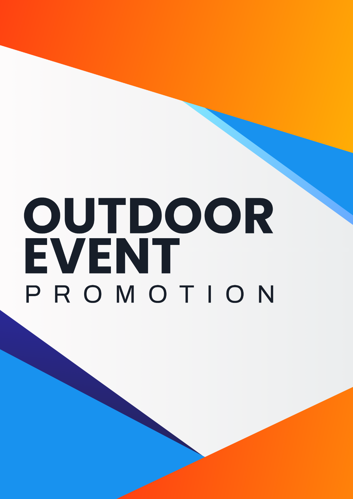 Outdoor Event Promotion Signage Template