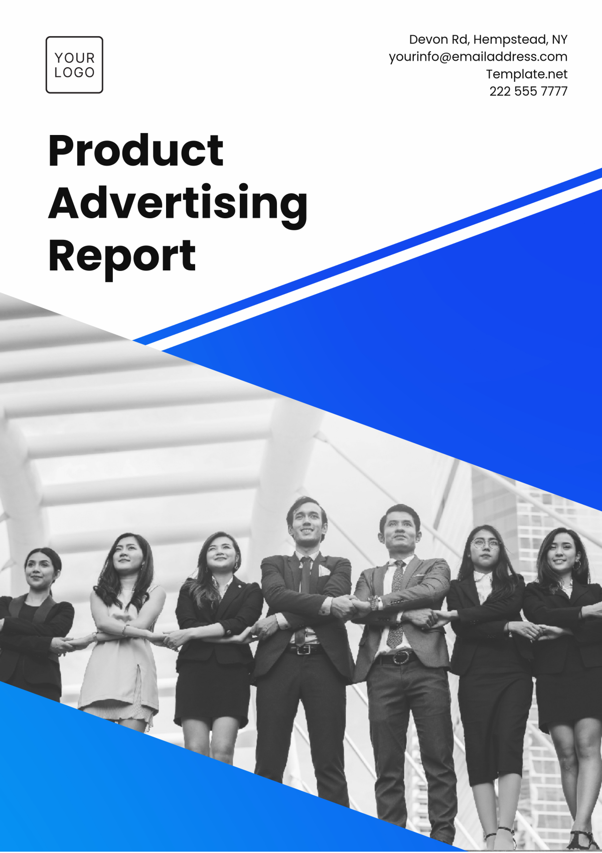 Product Advertising Report Template