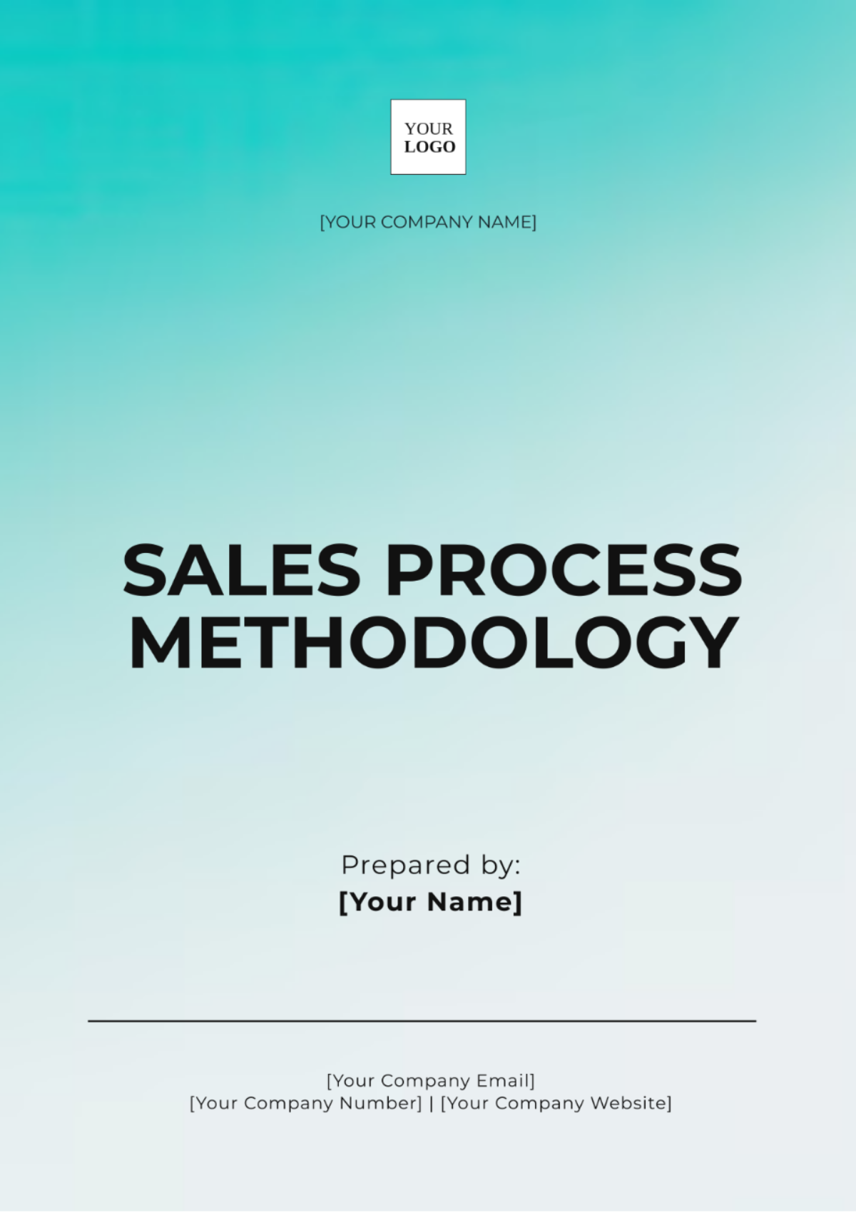 Sales Process Methodology Template