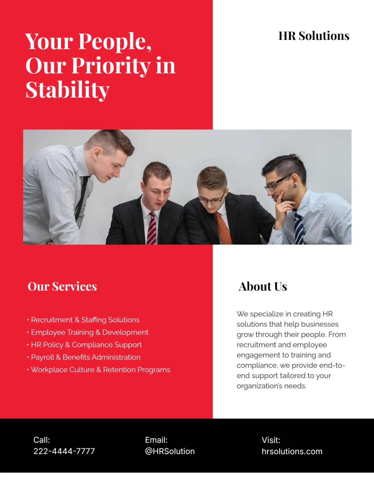 Simple HR Flyer Template