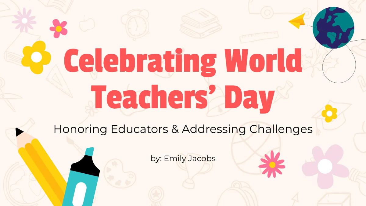 World Teachers Day Presentation Template